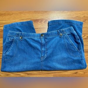 Gloria Vanderbilt Plus Size Denim Skimmer Capris